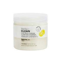 NatureLab.TOKYO Perfect Clean Scalp Scrub bottle front for quick refreshing cleanse