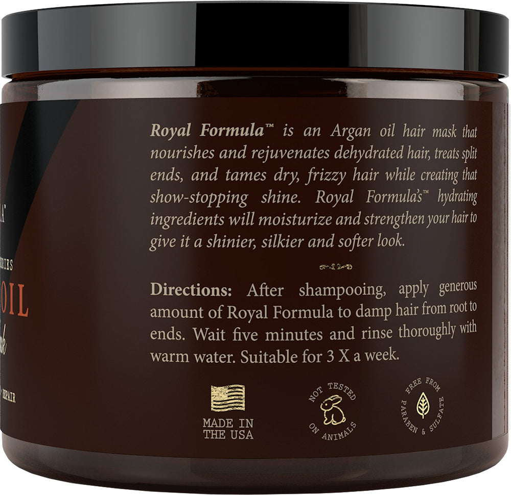 Nature's Potent Argan Oil Hair Mask sulfate free formula for color treated hair