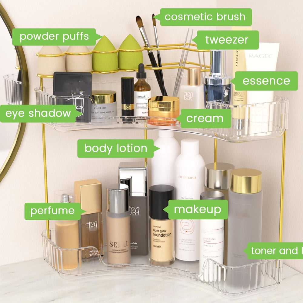 Nature's Source perfume display keeps fragrances visible and accessible.