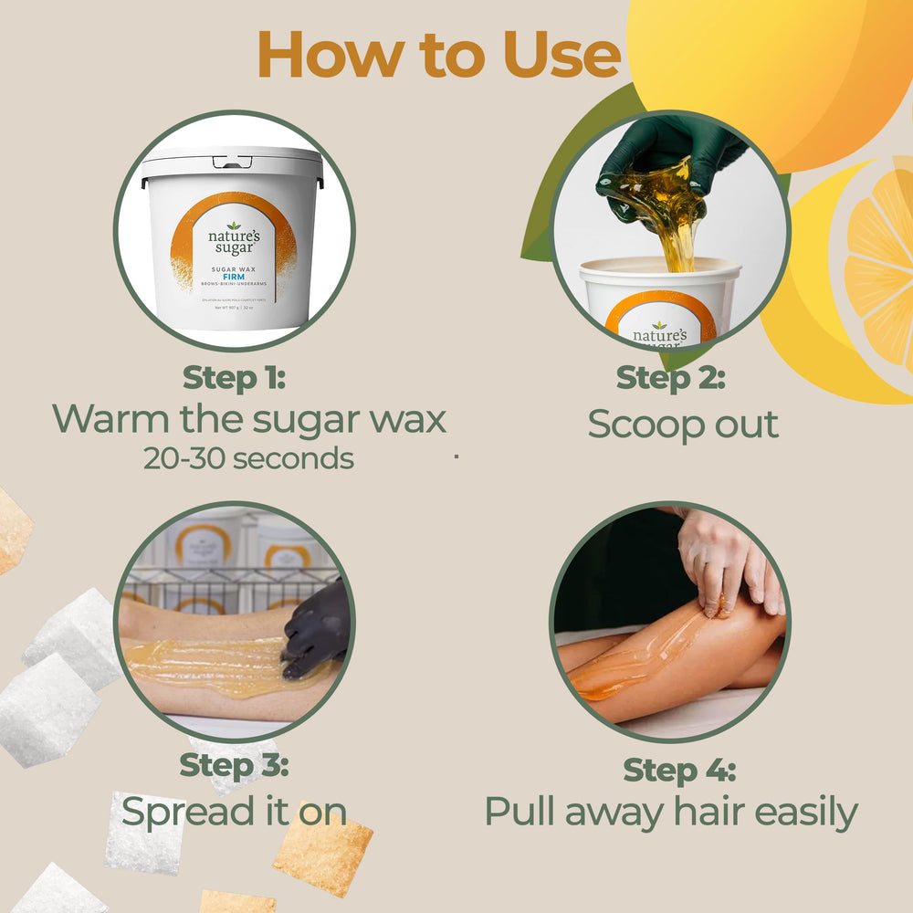 Nature's Sugar firm sugar wax yields smooth results with stripless routine