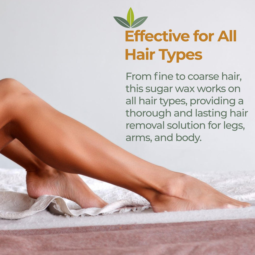Nature's Sugar firm sugar wax remains firm in humidity for reliable texture