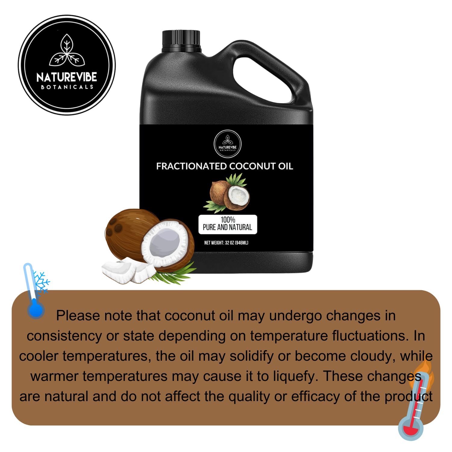Naturevibe Botanicals 32oz large-volume packaging for value buys