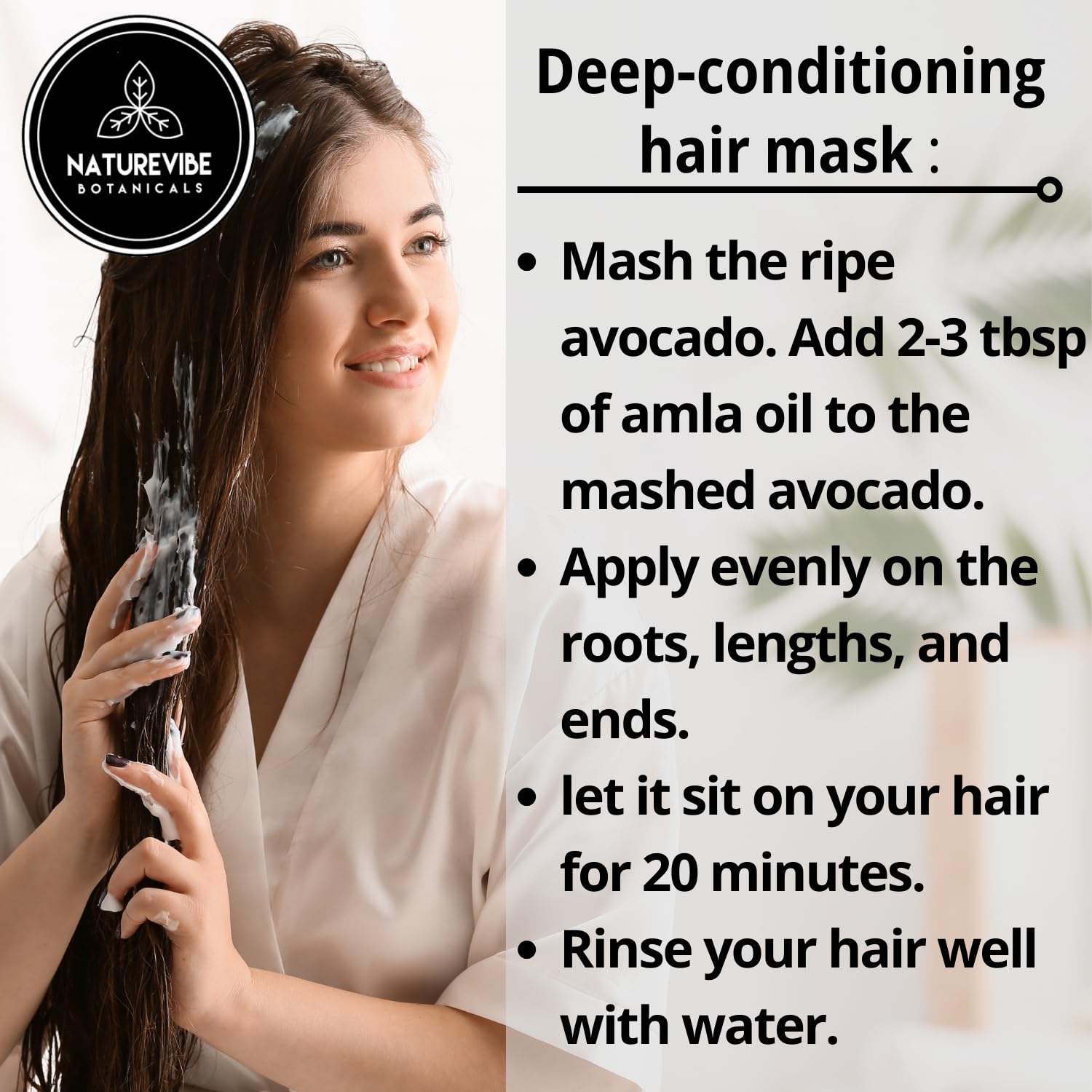 Naturevibe Botanicals Amla Oil ingredients – 100% pure and natural.