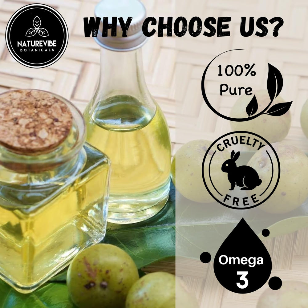 Naturevibe Botanicals Amla Oil storage – keep in a cool, dry place.