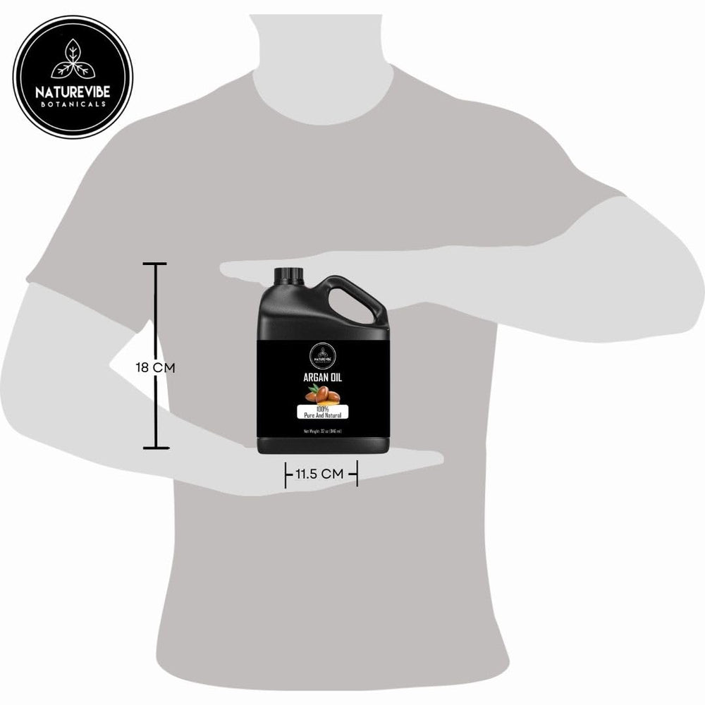 Naturevibe Botanicals Argan Oil bulk packaging suitable for salons and spas.