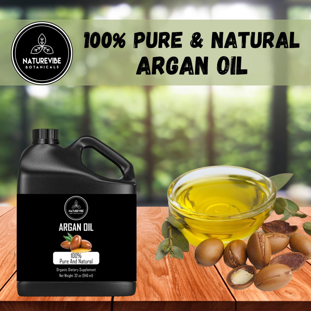 Naturevibe Botanicals Argan Oil on skin demonstrates lightweight hydration and natural glow.