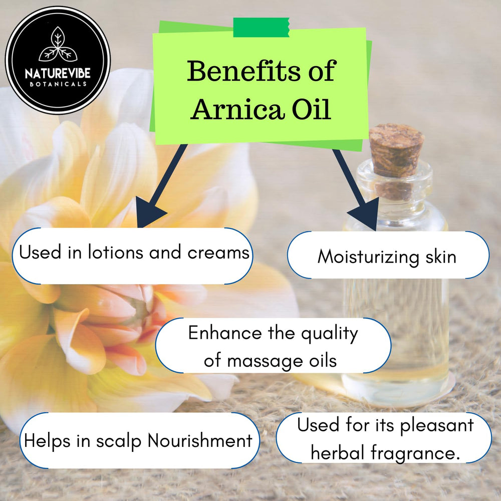 Naturevibe Botanicals Arnica Oil store reseal emphasizes freshness retention