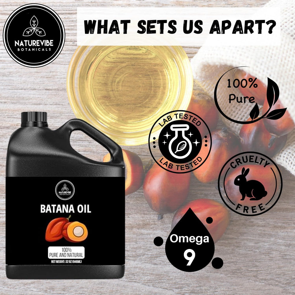 Naturevibe Botanicals Batana Oil quality inspection seal.