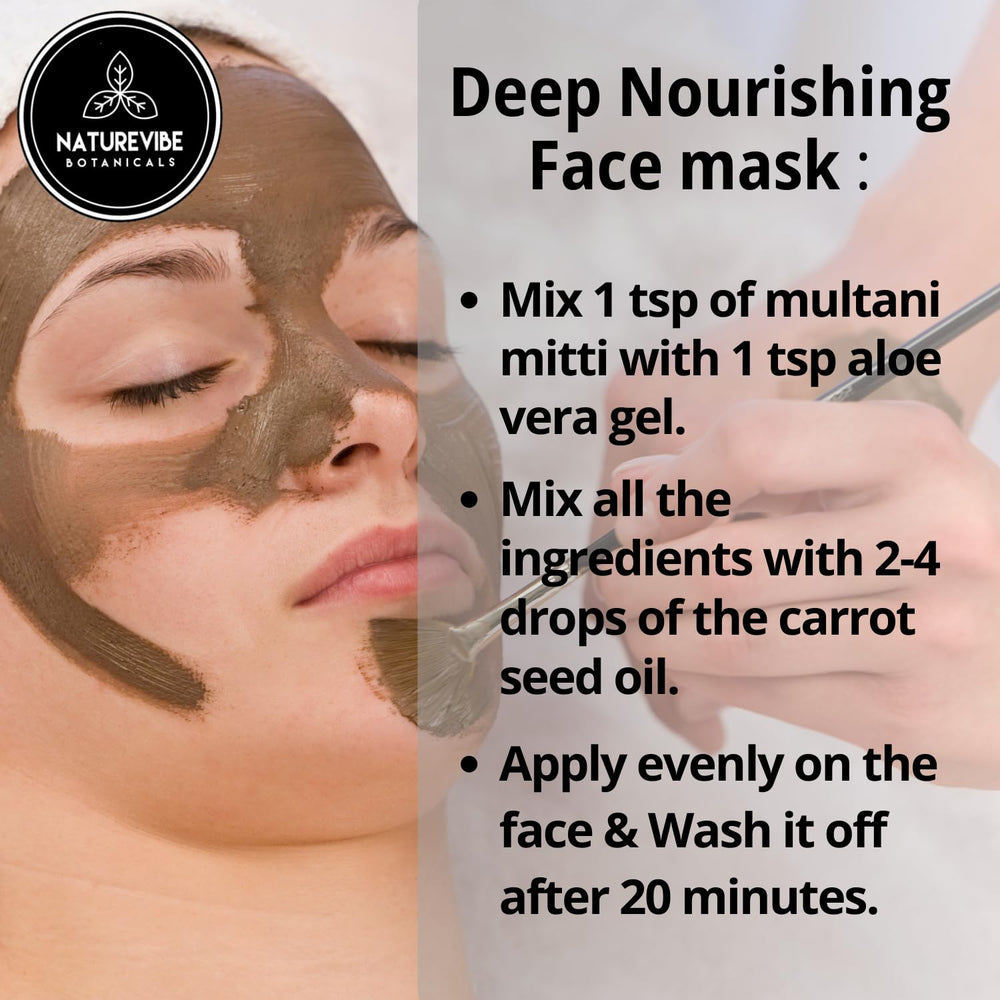 Naturevibe Botanicals carrot oil being applied by hands for lightweight skin massage