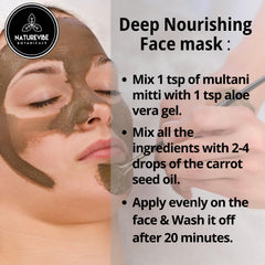 Naturevibe Botanicals carrot oil being applied by hands for lightweight skin massage