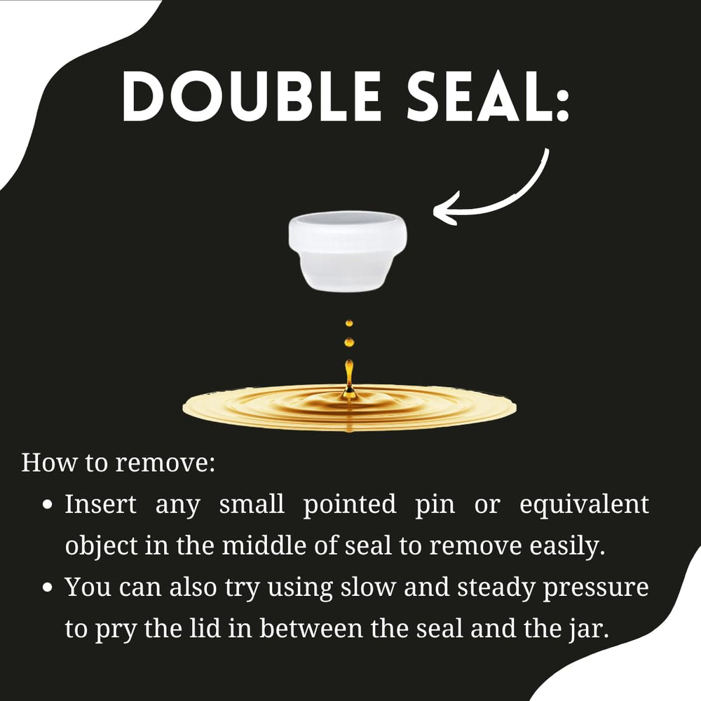 Naturevibe Botanicals fenugreek oil jar seal keeps freshness while you apply.