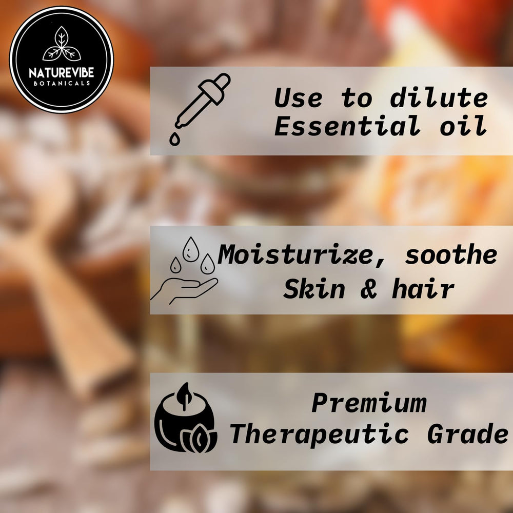 Naturevibe Botanicals Pumpkin Seed Oil on palm demonstrates quick absorption for massage.