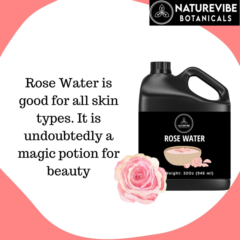 Naturevibe Botanicals rose water after sun mist cools sun-exposed skin
