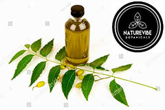 Naturevibe Neem Oil resealable jar showing freshness preservation for long-term use.