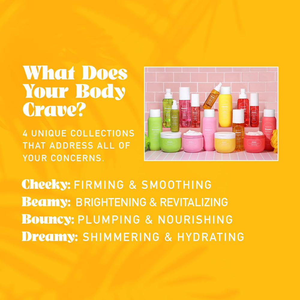 NatureWell Cheeky Firming Body Cream cacay oil nourishes skin.