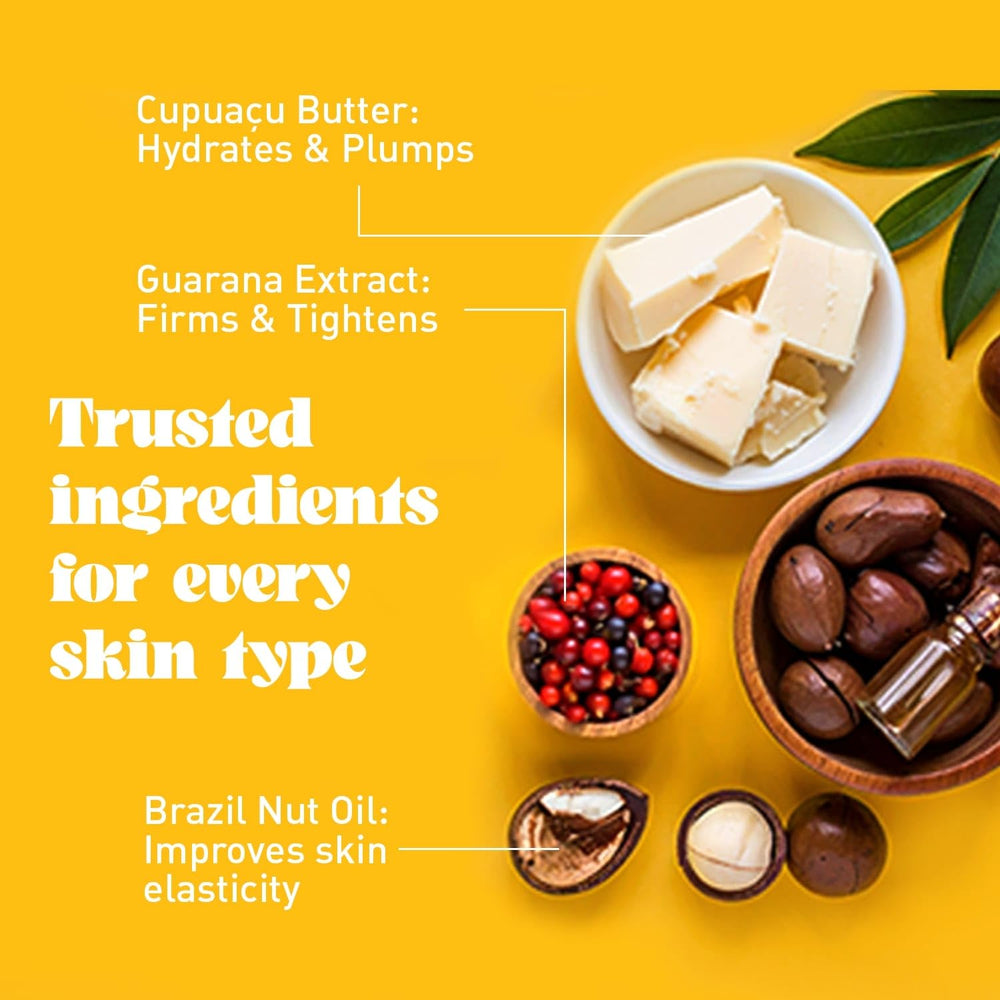 NatureWell Cheeky Firming Body Cream toned skin detail.
