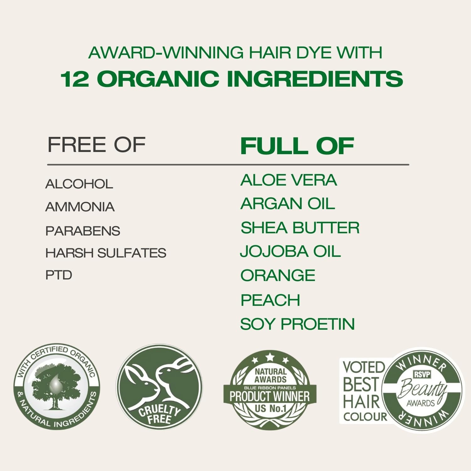 Naturigin Works for All Hair Types with vegan formula
