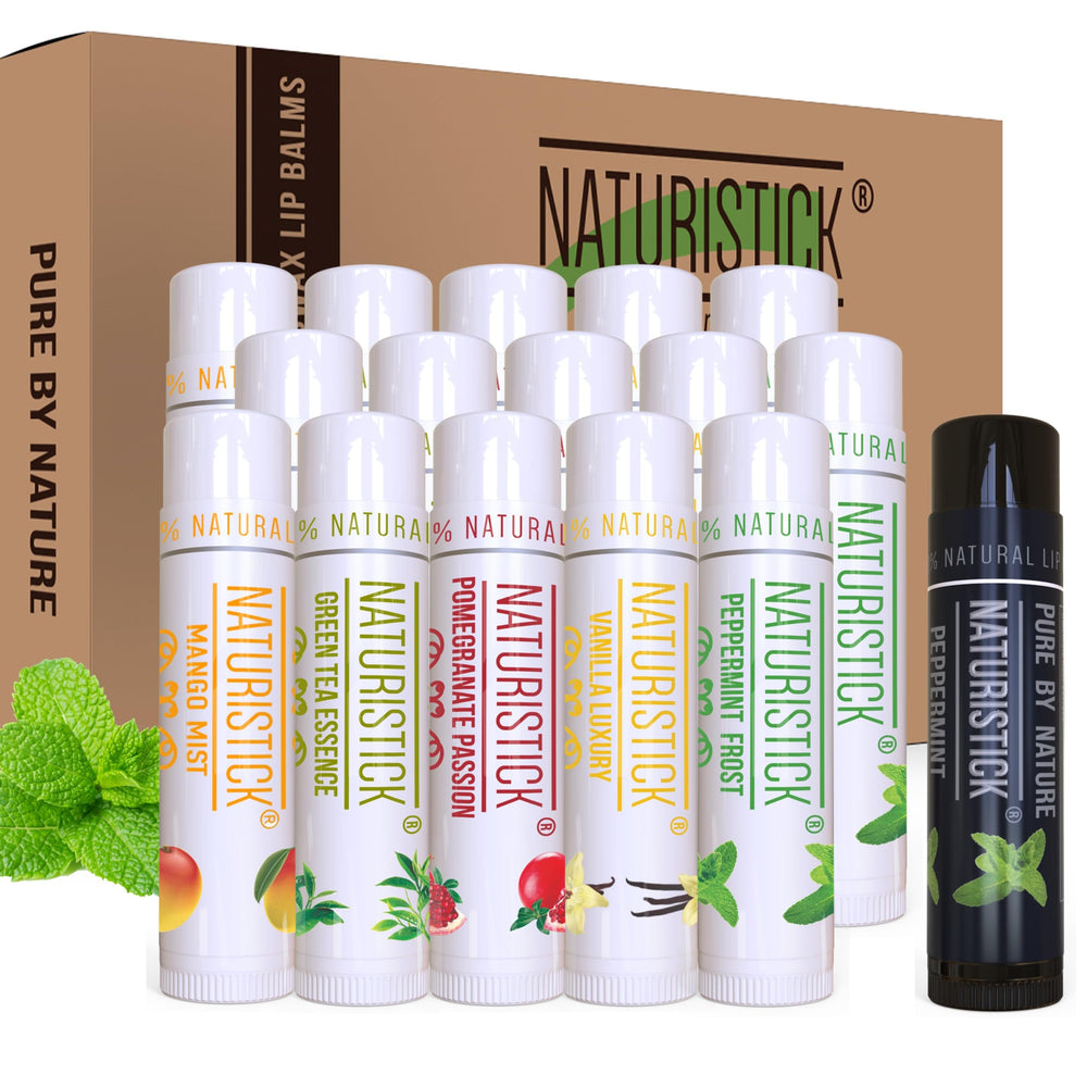 Naturistick lip balm in vanilla flavor for smooth everyday lip nourishment.