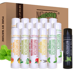 Naturistick vanilla lip balm tube for smooth, nourishing care on the go