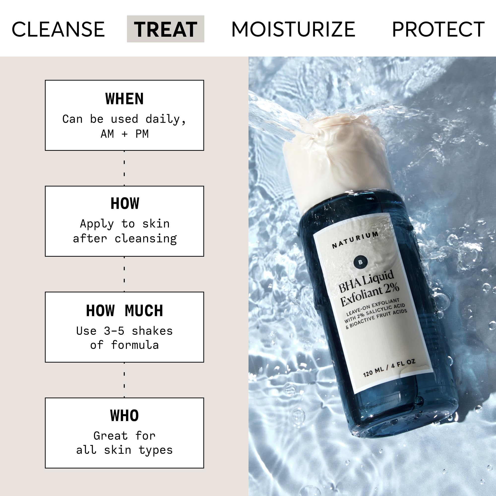 Naturium BHA packaging varies for this leave-on exfoliant