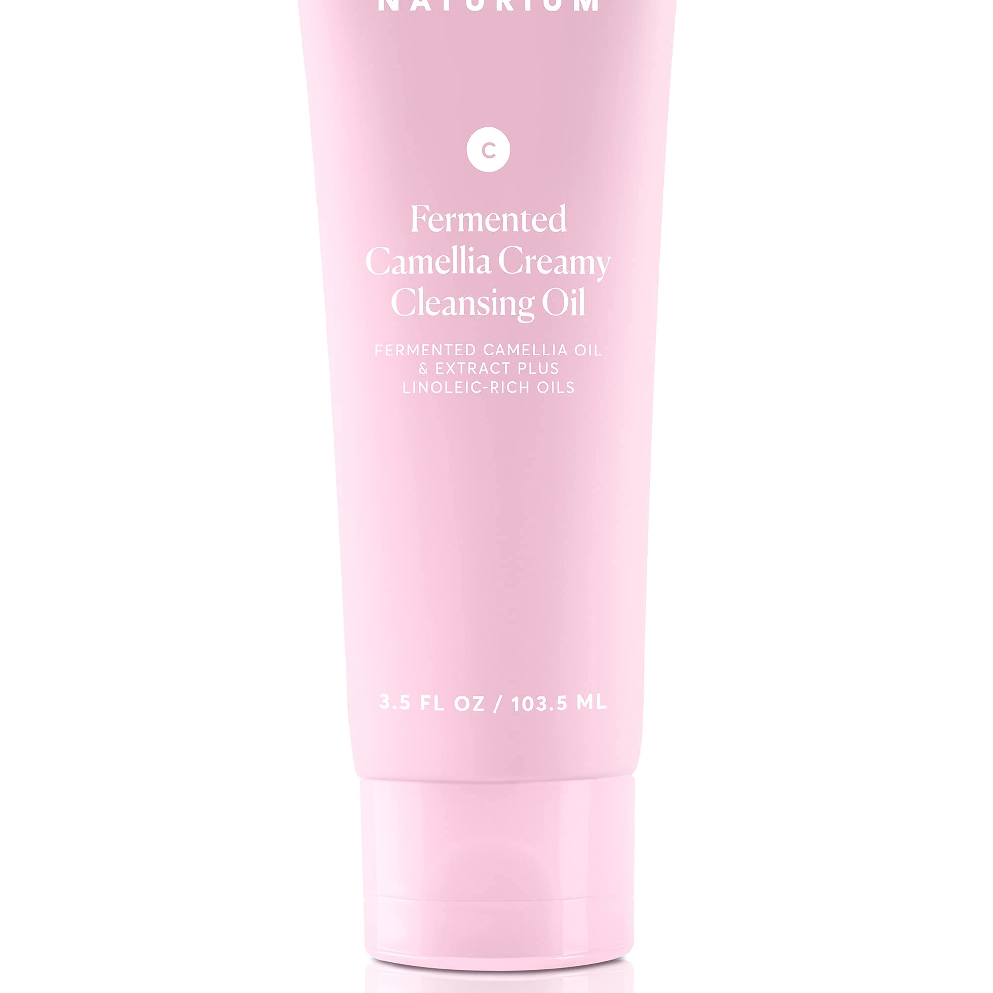 Naturium Camellia Creamy Cleansing Oil supports daily cleansing across skin types.