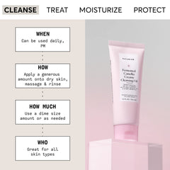 Naturium Camellia Creamy Cleansing Oil gel-to-oil texture during application.