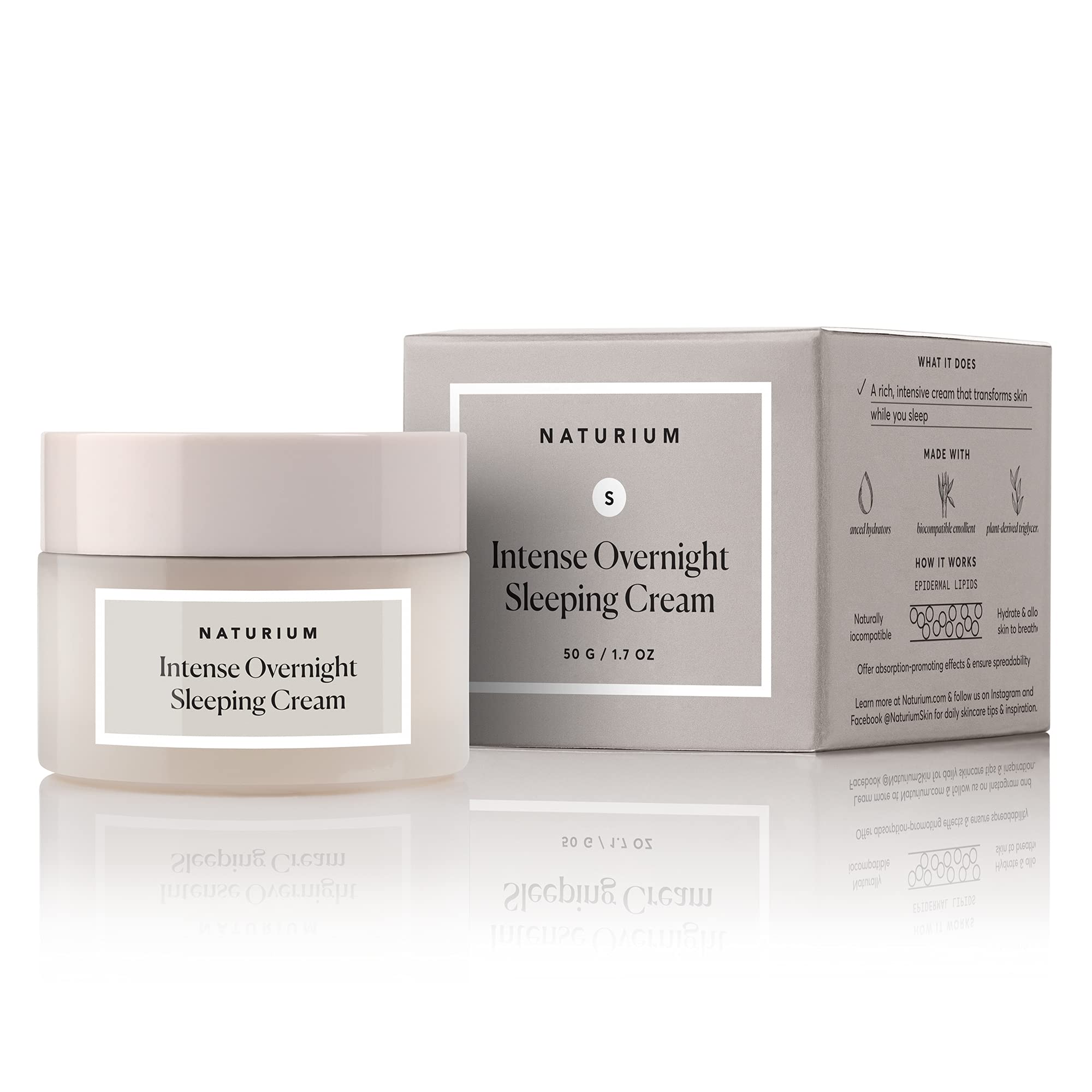 Naturium Intense Overnight Sleeping Cream night routine use-case for morning glow