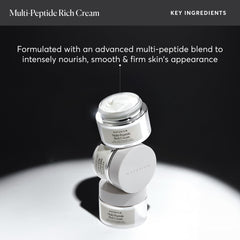 Naturium Multi-Peptide Rich Cream on face during daily nourishment routine