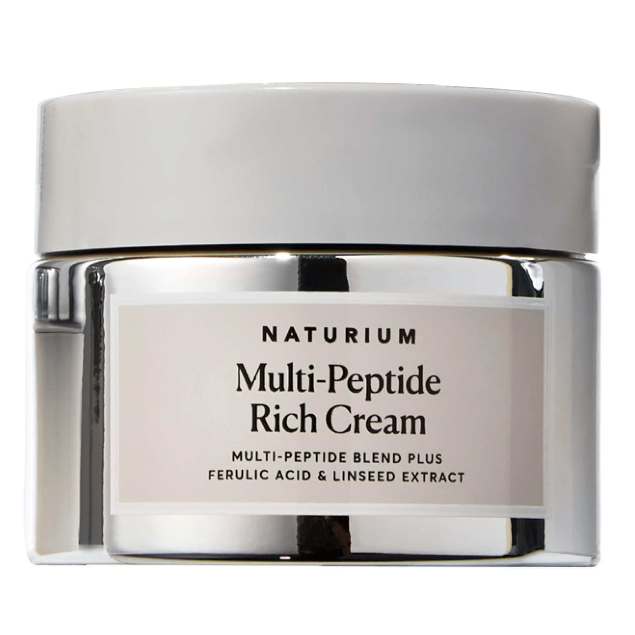 Naturium Multi-Peptide Rich Cream jar close-up for hydration boost