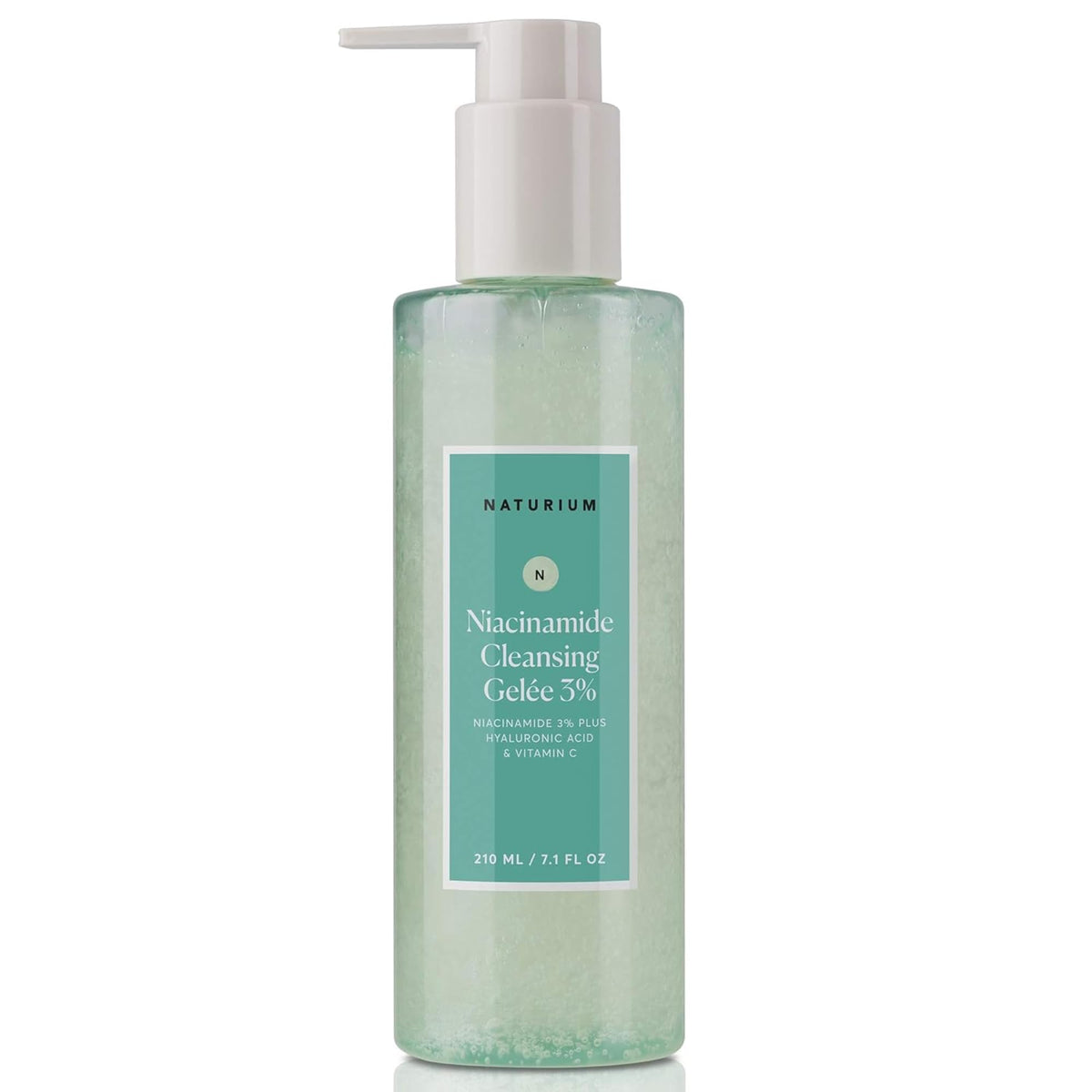 Naturium Niacinamide Cleansing Gelée bottle promotes balanced skin during cleanse