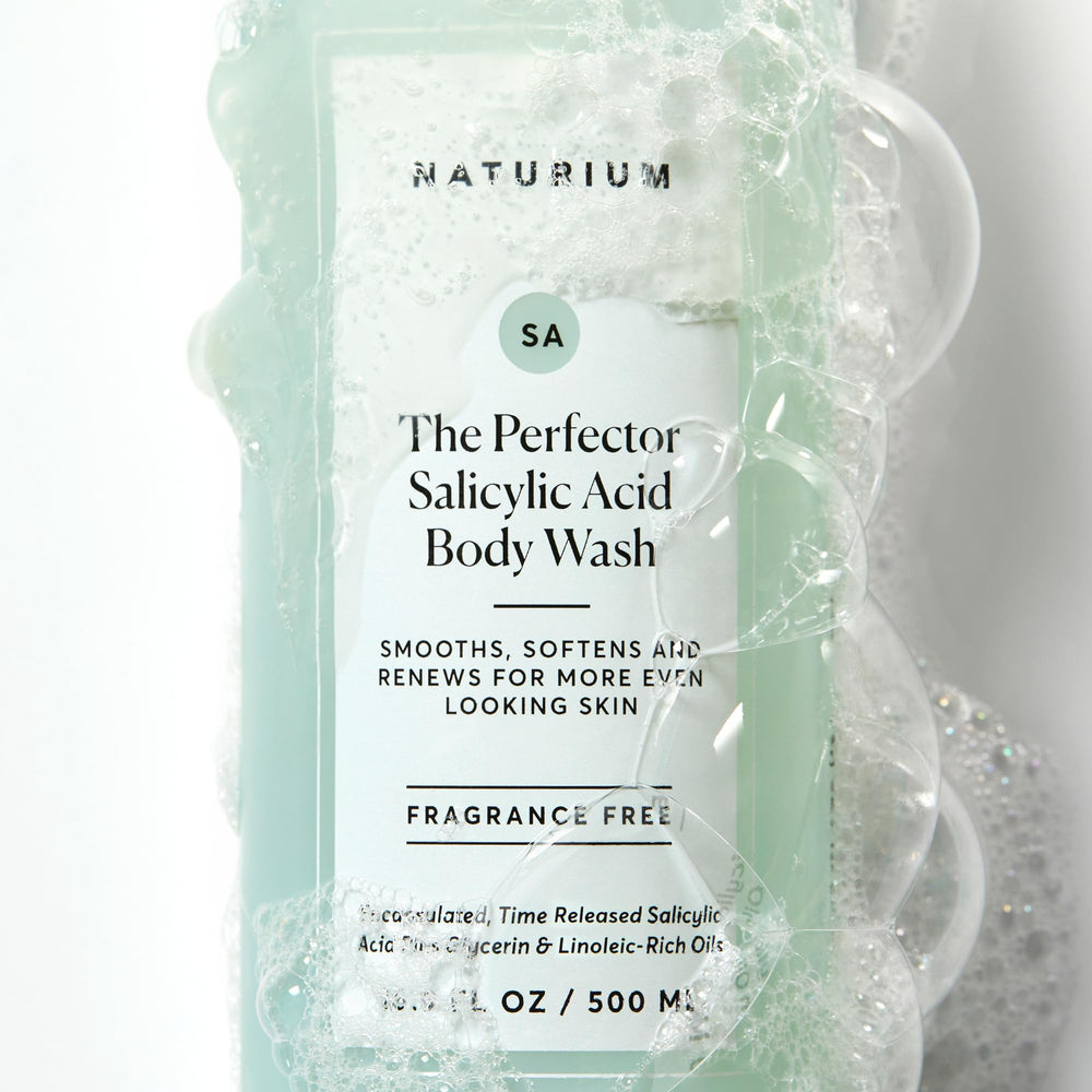 Naturium Perfector body wash USA-made packaging