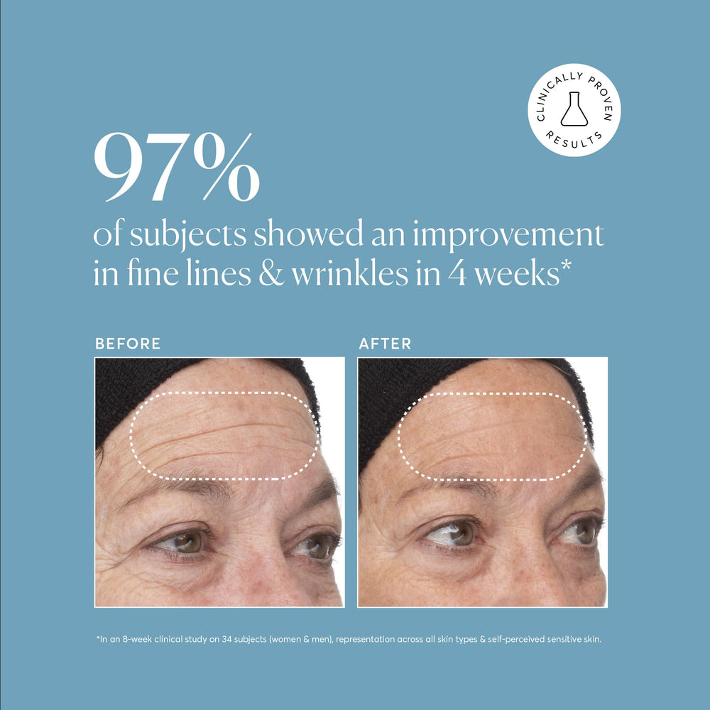 Naturium Retinol Complex Serum texture swatch showing lightweight finish