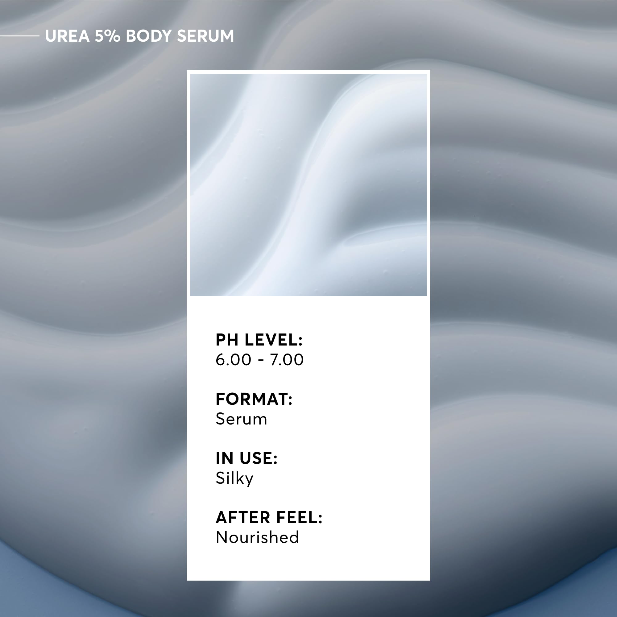 Naturium Urea 5% Body Serum after use skin looks nourished.