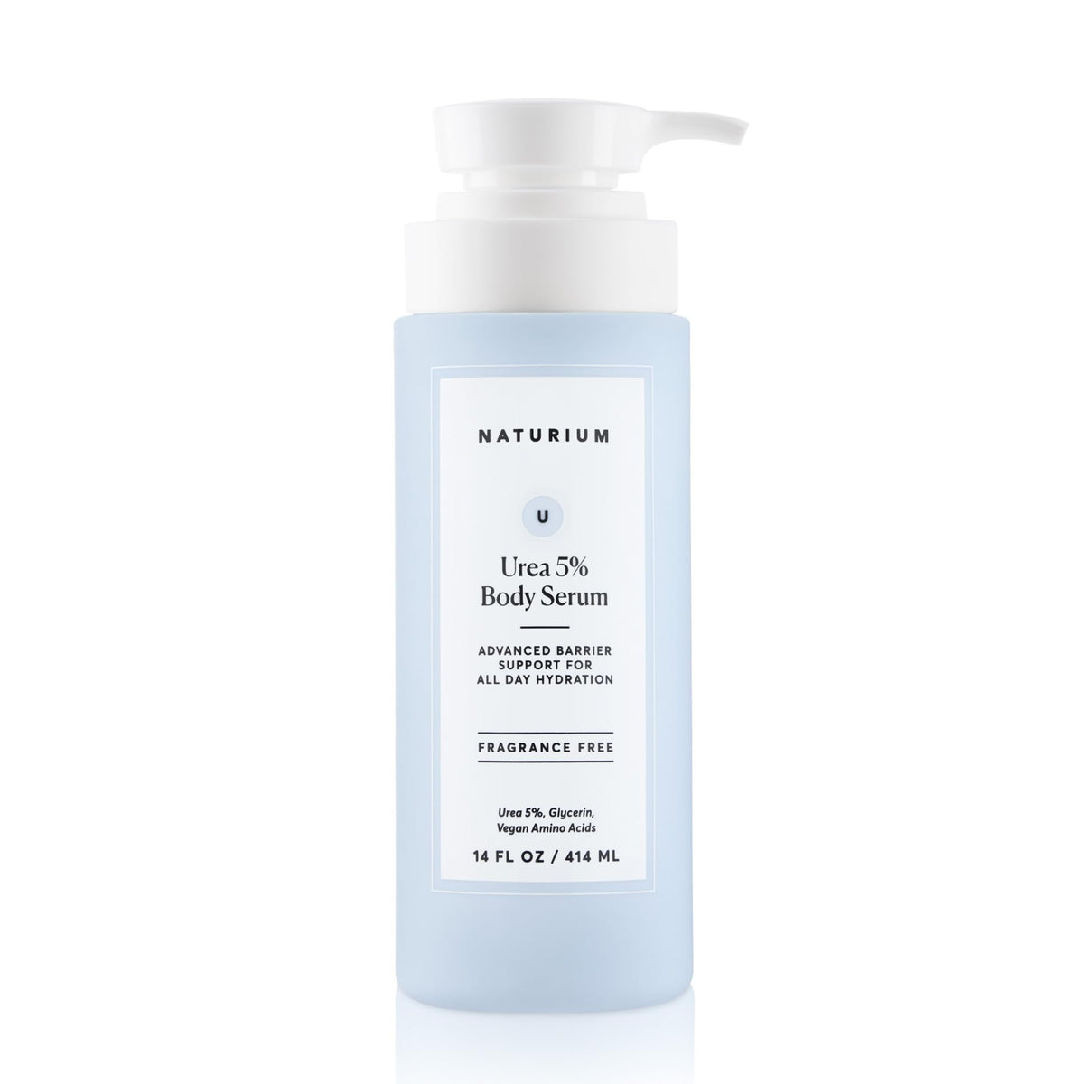 Naturium Urea 5% Body Serum bottle for hydrating barrier support.