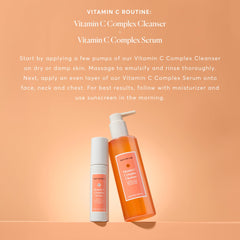 Naturium Vitamin C Complex Cleanser ingredients close-up highlighting phytic acid and enzymes.
