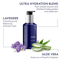 Naturopathica Aloe Vera Cleansing Gel foamy lather ready to cleanse