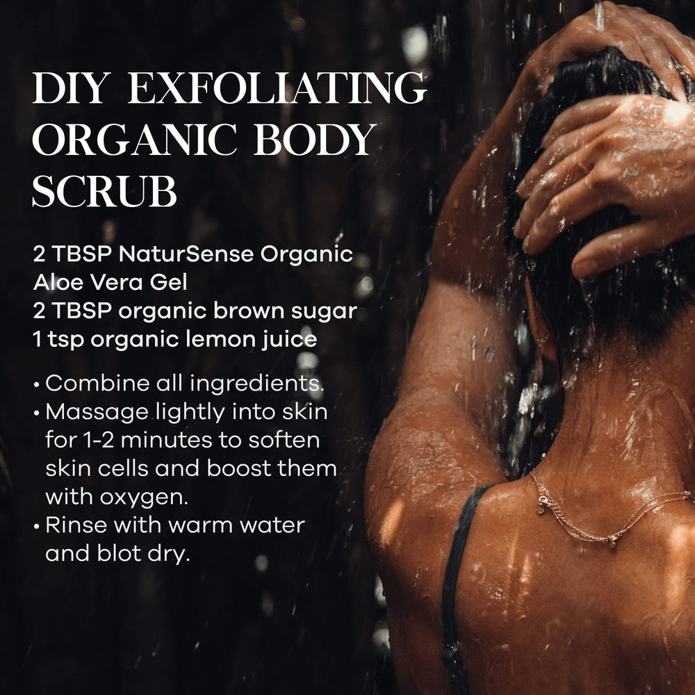 NaturSense USDA Organic seal image reinforces organic, premium aloe quality.