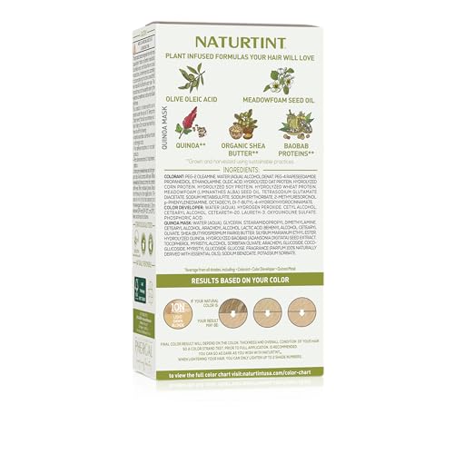Naturtint 10N Light Dawn Blonde application kit for salon-quality home color.