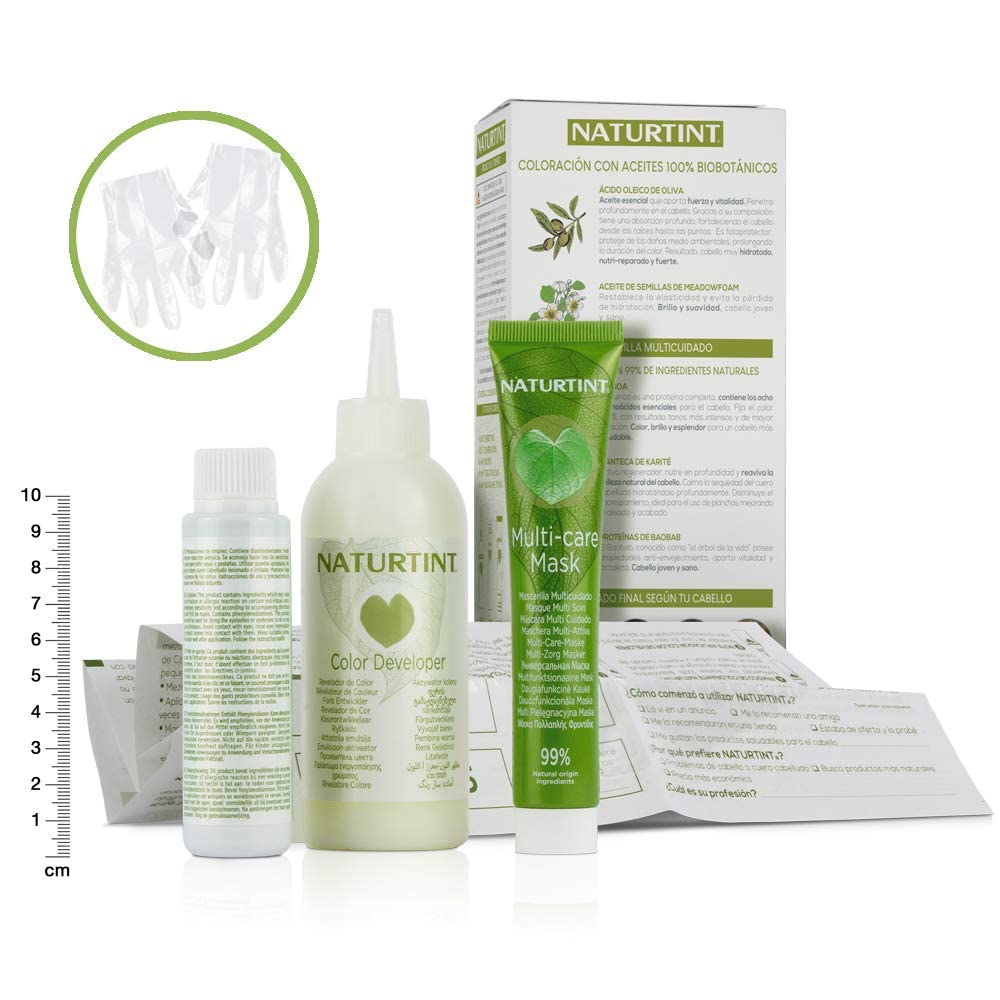 Naturtint 2N Brown Black application process guide for step-by-step color
