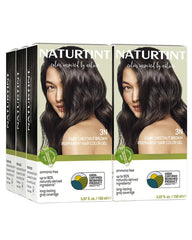 Naturtint 3N Dark Chestnut Brown packaging shows natural shade for at-home color lasting.