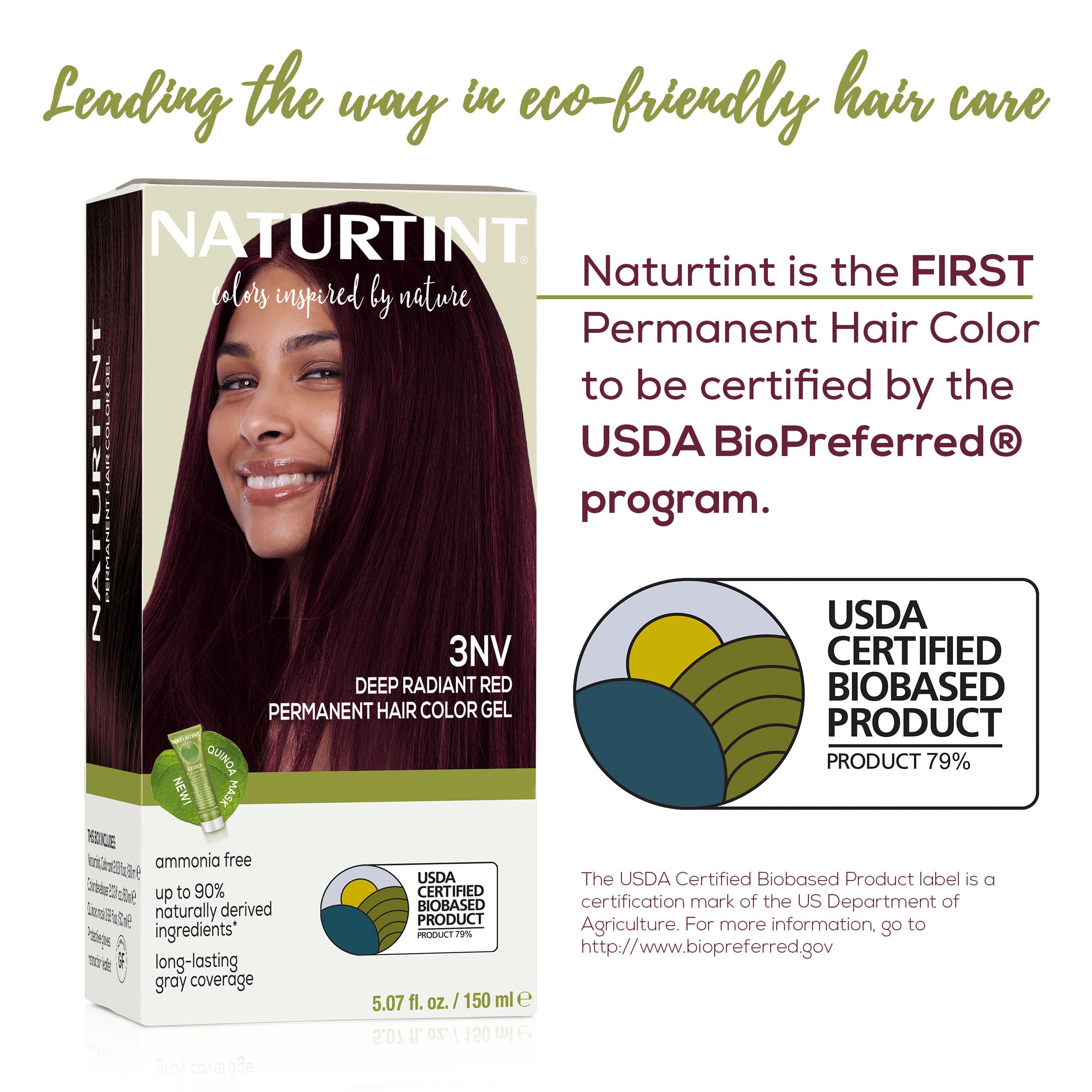 Naturtint 3NV Radiant Red gloves and mixing bowl enable precise, comfortable at-home application.