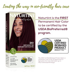 Naturtint 3NV Radiant Red gloves and mixing bowl enable precise, comfortable at-home application.