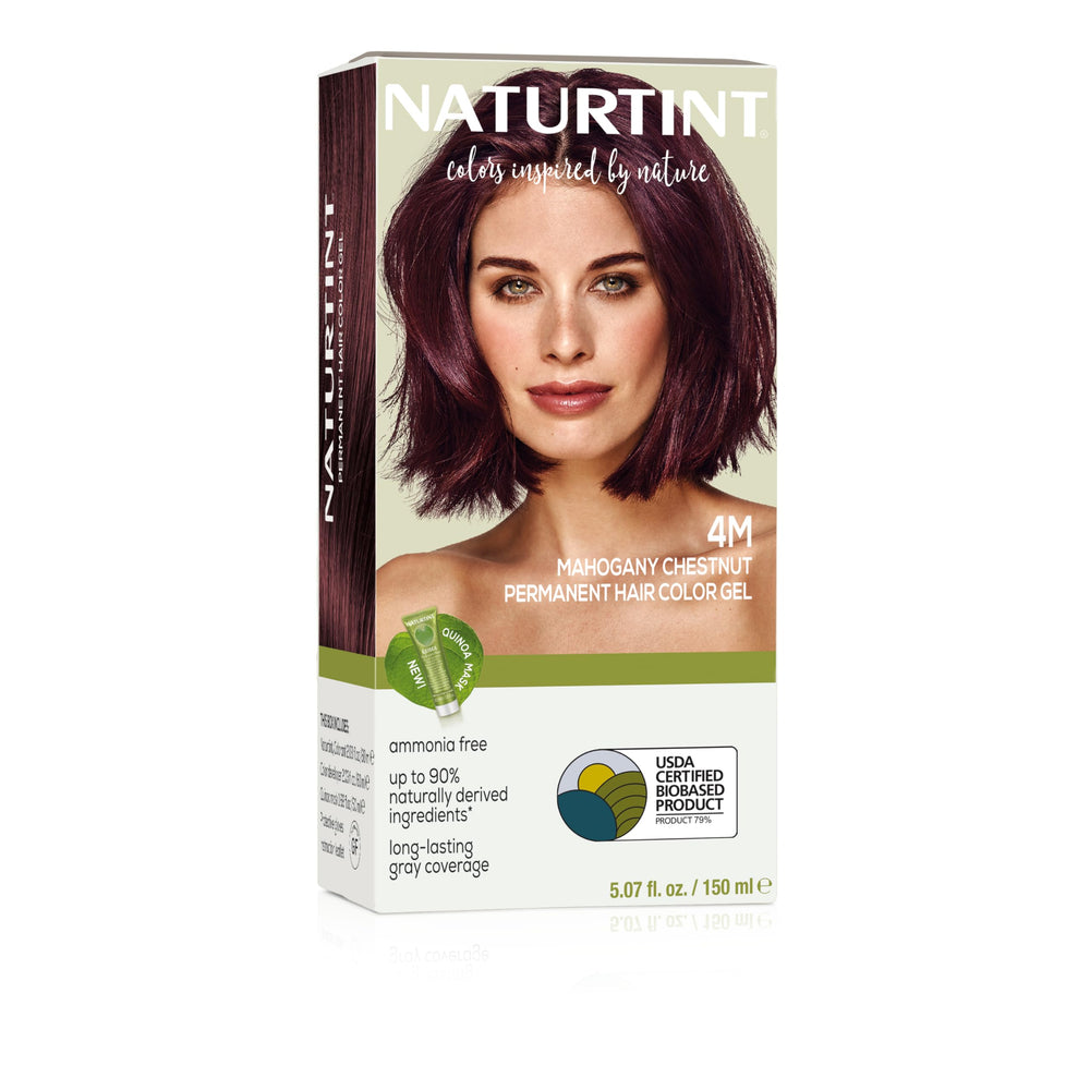 Naturtint 4M Mahogany Chestnut bottle for easy at-home application.