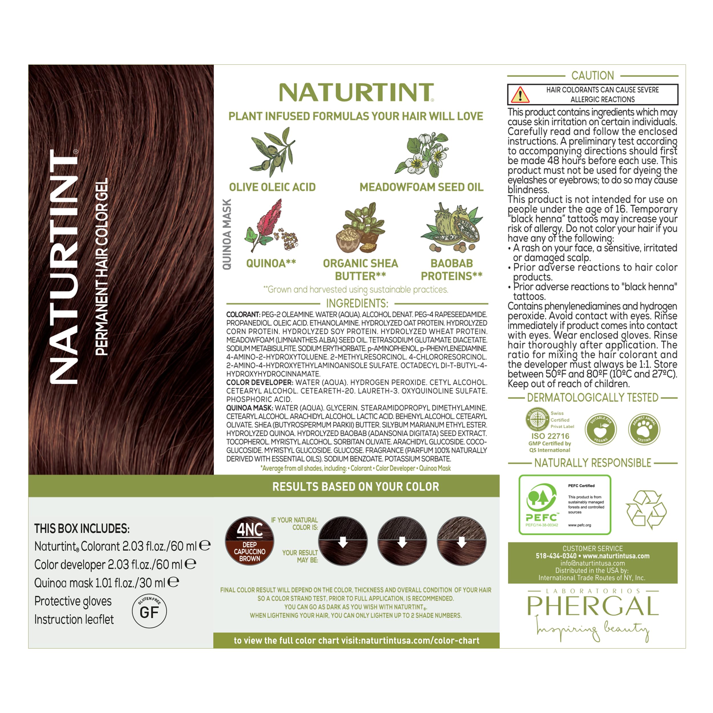 Naturtint 4NC vegan cruelty-free packaging highlighting ethical choice.