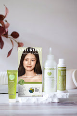 Naturtint 4WN Radiant Nature Brown Glamour applying color on hair at home.