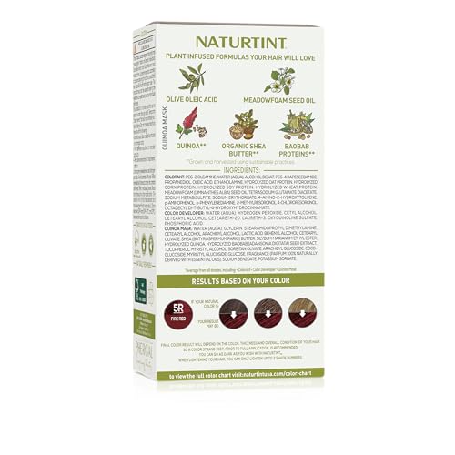 Naturtint 5R Fire Red application gloves aid mess-free coloring and even results