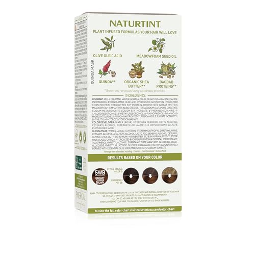 Naturtint 5WB Radiant Copper Brown application demonstrates mess-free home coloring.