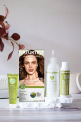 Naturtint 5WB Radiant Copper Brown glossy hair results with a natural, salon-like finish.
