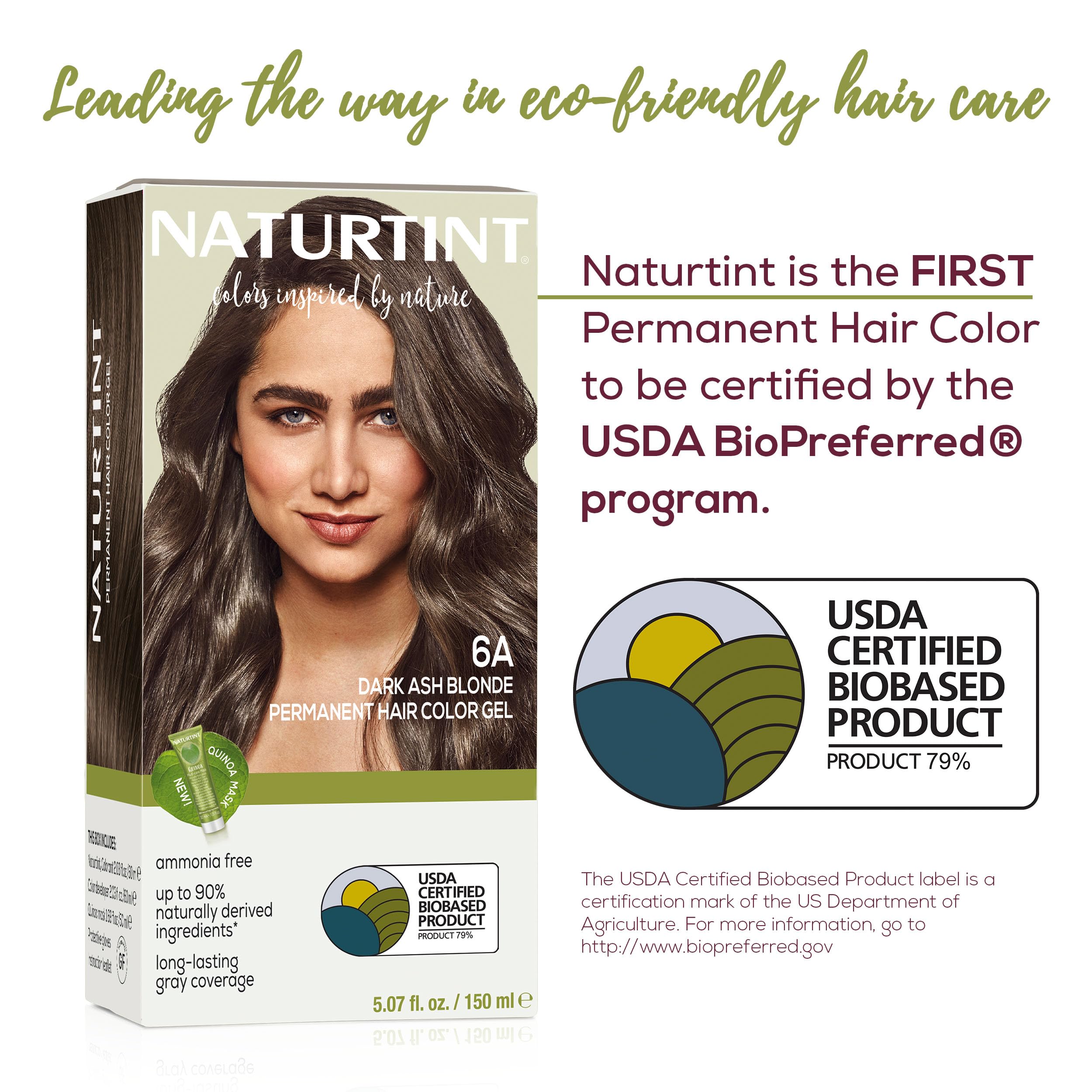 Naturtint 6A Dark Ash Blonde mixing-process demonstrates precise color preparation for even results.