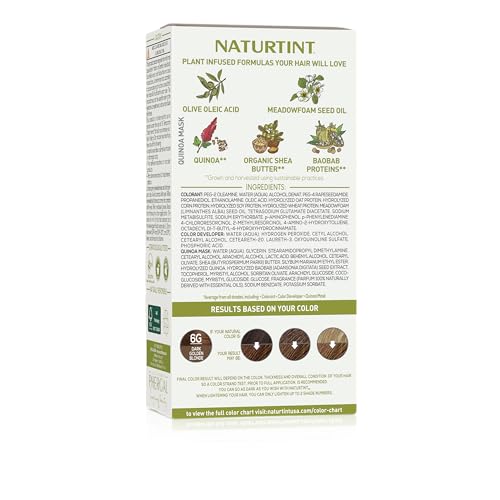 Naturtint 6G gloves image signals mess-free at-home application.